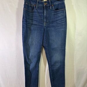 Madewell Women's Skinny Jeans in Deep Blue